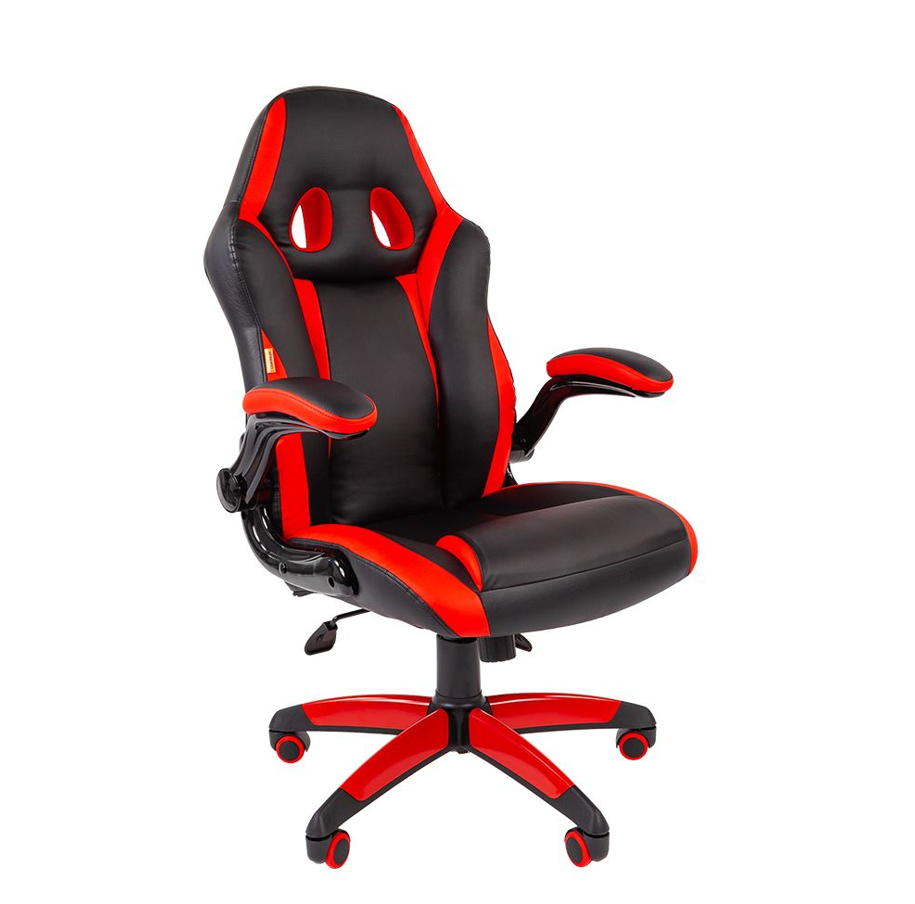 Gaming Chair with Red and Black Design